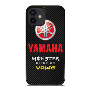 YAMAHA RACING VR46 CARBON LOGO iPhone 12 Mini Case Cover YAMAHA RACING VR46 CARBON LOGO iPhone 12 Mini Case Cover