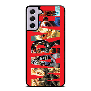 ALL MARVEL SUPERHERO LOGO Samsung Galaxy S21 FE Case Cover