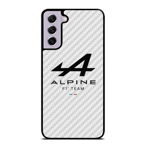 ALPINE F1 TEAM FORMULA ONE WHITE CARBON Samsung Galaxy S21 FE Case Cover