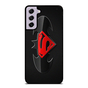 BATMAN SUPERMAN METAL CARBON Samsung Galaxy S21 FE Case Cover