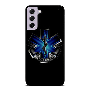 EMT EMS REGISTERED PARAMEDIC METAL SYMBOL Samsung Galaxy S21 FE Case Cover