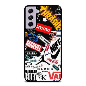 HYPE BEAST FASHION BRAND LOGO COLLAGE Samsung Galaxy S21 FE Case Cover