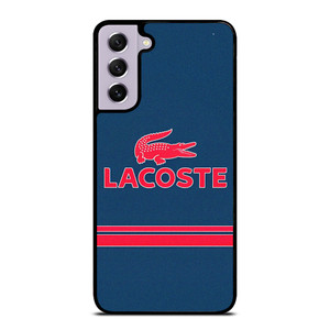 LACOSTE RED BLUE LOGO Samsung Galaxy S21 FE Case Cover