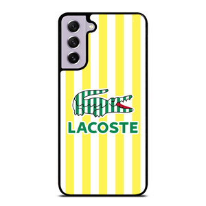 LACOSTE YELLOW STRIPE Samsung Galaxy S21 FE Case Cover
