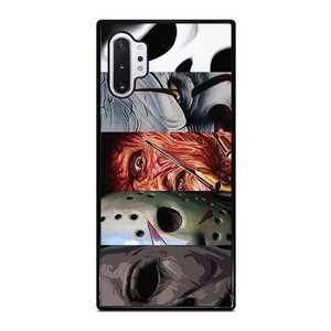 HORROR MOVIES MASK COLLAGE Samsung Galaxy Note 10 Plus Case Cover HORROR MOVIES MASK COLLAGE Samsung Galaxy Note 10 Plus Case Cover