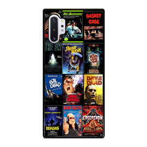 HORROR MOVIES POSTER COLLAGE Samsung Galaxy Note 10 Plus Case Cover HORROR MOVIES POSTER COLLAGE Samsung Galaxy Note 10 Plus Case Cover