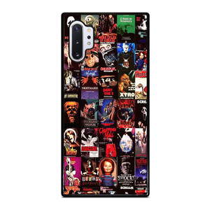 HORROR MOVIES POSTERS COLLAGE Samsung Galaxy Note 10 Plus Case Cover HORROR MOVIES POSTERS COLLAGE Samsung Galaxy Note 10 Plus Case Cover