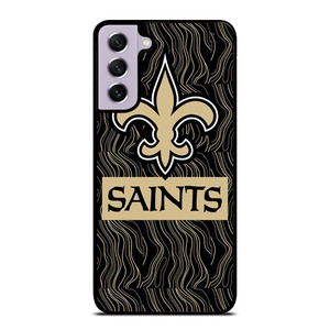 NEW ORLEANS SAINTS FOOTBALL ABSTRACT LINE Samsung Galaxy S21 FE Case Cover