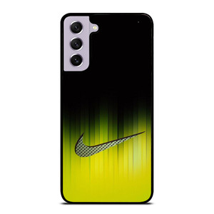 NIKE YELLOW BLACK LOGO Samsung Galaxy S21 FE Case Cover