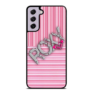 ROXY PINK STRIPE EMBLEM Samsung Galaxy S21 FE Case Cover