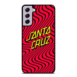SANTA CRUZ SKATEBOARD WAVY RED Samsung Galaxy S21 FE Case Cover