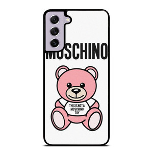 THIS IS NOT MOSCHINO TOY BEAR PINK Samsung Galaxy S21 FE Case Cover THIS IS NOT MOSCHINO TOY BEAR PINK Samsung Galaxy S21 FE Case Cover