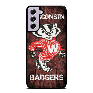 WISCONSIN BADGERS RUSTY SYMBOL Samsung Galaxy S21 FE Case Cover