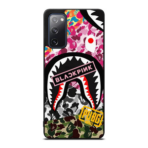 BAPE SHARK BLACKPINK CAMO COLLAGE Samsung Galaxy S20 FE Case Cover