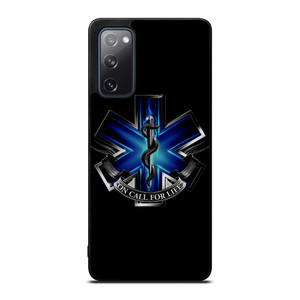 EMT EMS REGISTERED PARAMEDIC METAL SYMBOL Samsung Galaxy S20 FE Case Cover