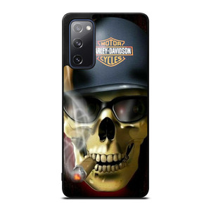 HARLEY DAVIDSON MOTOR SKULL SMOKING Samsung Galaxy S20 FE Case Cover