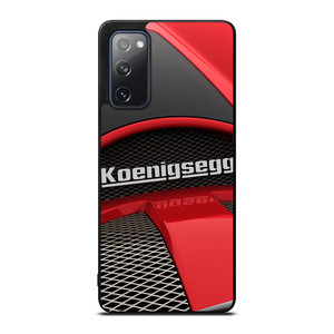 KOENIGSEGG SUPERCAR RED EMBLEM Samsung Galaxy S20 FE Case Cover