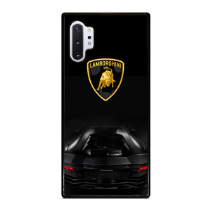 LAMBORGHINI HURACAN BLACK LOGO Samsung Galaxy Note 10 Plus Case Cover LAMBORGHINI HURACAN BLACK LOGO Samsung Galaxy Note 10 Plus Case Cover