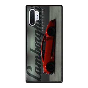LAMBORGHINI HURACAN RED LOGO Samsung Galaxy Note 10 Plus Case Cover LAMBORGHINI HURACAN RED LOGO Samsung Galaxy Note 10 Plus Case Cover