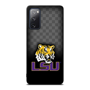 LSU TIGERS FOOTBALL CHECKERBOARD LOGO Samsung Galaxy S20 FE Case Cover