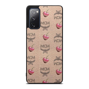 MCM WORLD WIDE APPLE LOVE LEATHER Samsung Galaxy S20 FE Case Cover