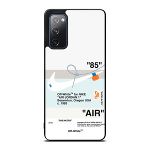 NIKE AIR JORDAN OFF WHITE Samsung Galaxy S20 FE Case Cover NIKE AIR JORDAN OFF WHITE Samsung Galaxy S20 FE Case Cover
