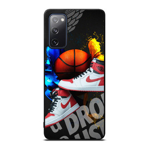 NIKE AIR JORDAN SPLASHED SNEAKERS Samsung Galaxy S20 FE Case Cover NIKE AIR JORDAN SPLASHED SNEAKERS Samsung Galaxy S20 FE Case Cover