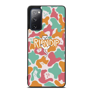 RIPNDIP PINK GREEN CAMO Samsung Galaxy S20 FE Case Cover RIPNDIP PINK GREEN CAMO Samsung Galaxy S20 FE Case Cover