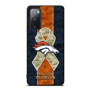 SALUTE TO SERVICE DENVER BRONCOS Samsung Galaxy S20 FE Case Cover SALUTE TO SERVICE DENVER BRONCOS Samsung Galaxy S20 FE Case Cover
