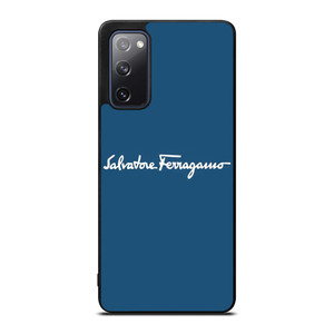 SALVATORE FERRAGAMO BLUE LOGO Samsung Galaxy S20 FE Case Cover SALVATORE FERRAGAMO BLUE LOGO Samsung Galaxy S20 FE Case Cover