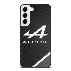 ALPINE AUTOMOBILES LOGO CARBON Samsung Galaxy S22 Case Cover