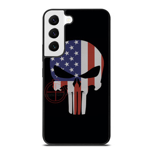 AMERICAN FLAG PUNISHER Samsung Galaxy S22 Case Cover