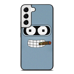 FUTURAMA BENDER SMOKING CIGARETES Samsung Galaxy S22 Case Cover