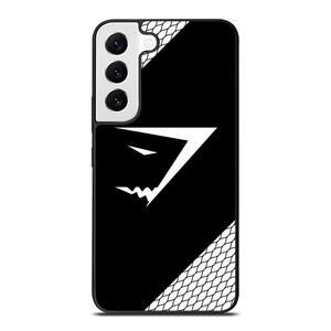 GYMSHARK WHITE CARBON LOGO Samsung Galaxy S22 Case Cover GYMSHARK WHITE CARBON LOGO Samsung Galaxy S22 Case Cover