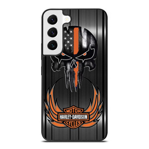 HARLEY DAVIDSON THE PUNISHER METAL Samsung Galaxy S22 Case Cover HARLEY DAVIDSON THE PUNISHER METAL Samsung Galaxy S22 Case Cover