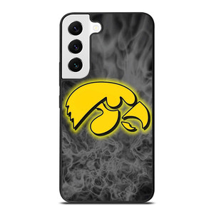 IOWA HAWKEYES SMOKE EMBLEM Samsung Galaxy S22 Case Cover
