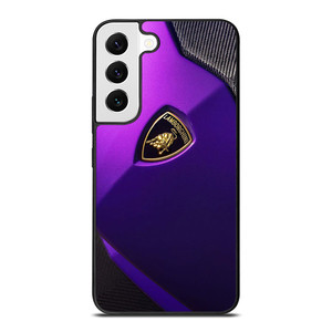 LAMBORGHINI PURPLE CARBON EMBLEM Samsung Galaxy S22 Case Cover