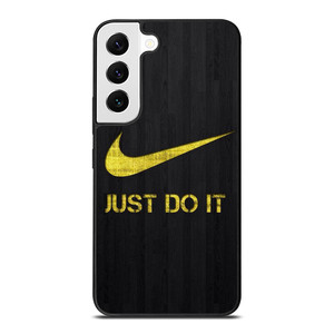 NIKE JUST DO IT WOOD LOGO YELLOW Samsung Galaxy S22 Case Cover NIKE JUST DO IT WOOD LOGO YELLOW Samsung Galaxy S22 Case Cover