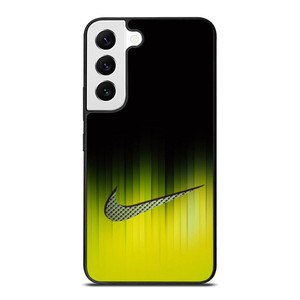 NIKE YELLOW BLACK LOGO Samsung Galaxy S22 Case Cover