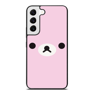 RILAKKUMA BEAR PINK MINIMALIST Samsung Galaxy S22 Case Cover RILAKKUMA BEAR PINK MINIMALIST Samsung Galaxy S22 Case Cover