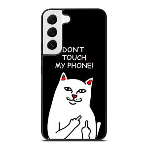 RIPNDIP CAT DONT TOUCH MY PHONE Samsung Galaxy S22 Case Cover RIPNDIP CAT DONT TOUCH MY PHONE Samsung Galaxy S22 Case Cover