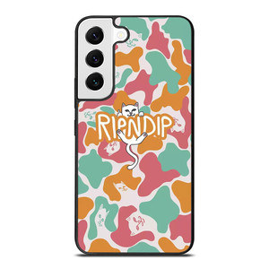 RIPNDIP PINK GREEN CAMO Samsung Galaxy S22 Case Cover RIPNDIP PINK GREEN CAMO Samsung Galaxy S22 Case Cover