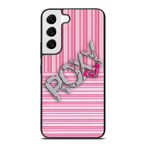ROXY PINK STRIPE EMBLEM Samsung Galaxy S22 Case Cover