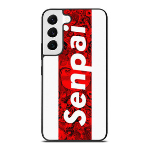 SENPAI ANIME STRIPE LOGO Samsung Galaxy S22 Case Cover