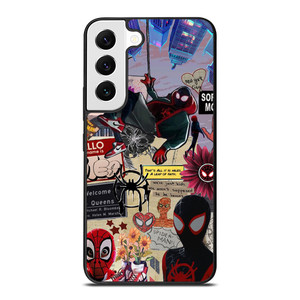 SPIDERMAN INTO THE SPIDER VERSE COLLAGE Samsung Galaxy S22 Case Cover SPIDERMAN INTO THE SPIDER VERSE COLLAGE Samsung Galaxy S22 Case Cover