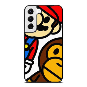 SUPER MARIO BROS BABY MILO BAPE Samsung Galaxy S22 Case Cover SUPER MARIO BROS BABY MILO BAPE Samsung Galaxy S22 Case Cover