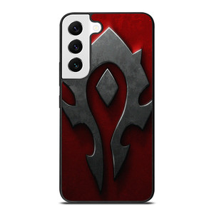 WORLD OF WARCRAFT HORDE BLACK LOGO Samsung Galaxy S22 Case Cover WORLD OF WARCRAFT HORDE BLACK LOGO Samsung Galaxy S22 Case Cover