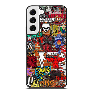 WWE WRESTLING SHIELD SYMBOL COLLAGE Samsung Galaxy S22 Case Cover WWE WRESTLING SHIELD SYMBOL COLLAGE Samsung Galaxy S22 Case Cover