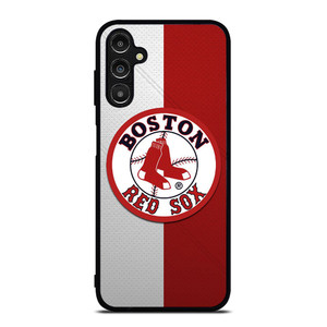 BOSTON RED SOX LEATHER LOGO Samsung Galaxy A14 Case Cover