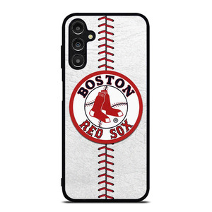 BOSTON RED SOX LEATHER STITCH Samsung Galaxy A14 Case Cover